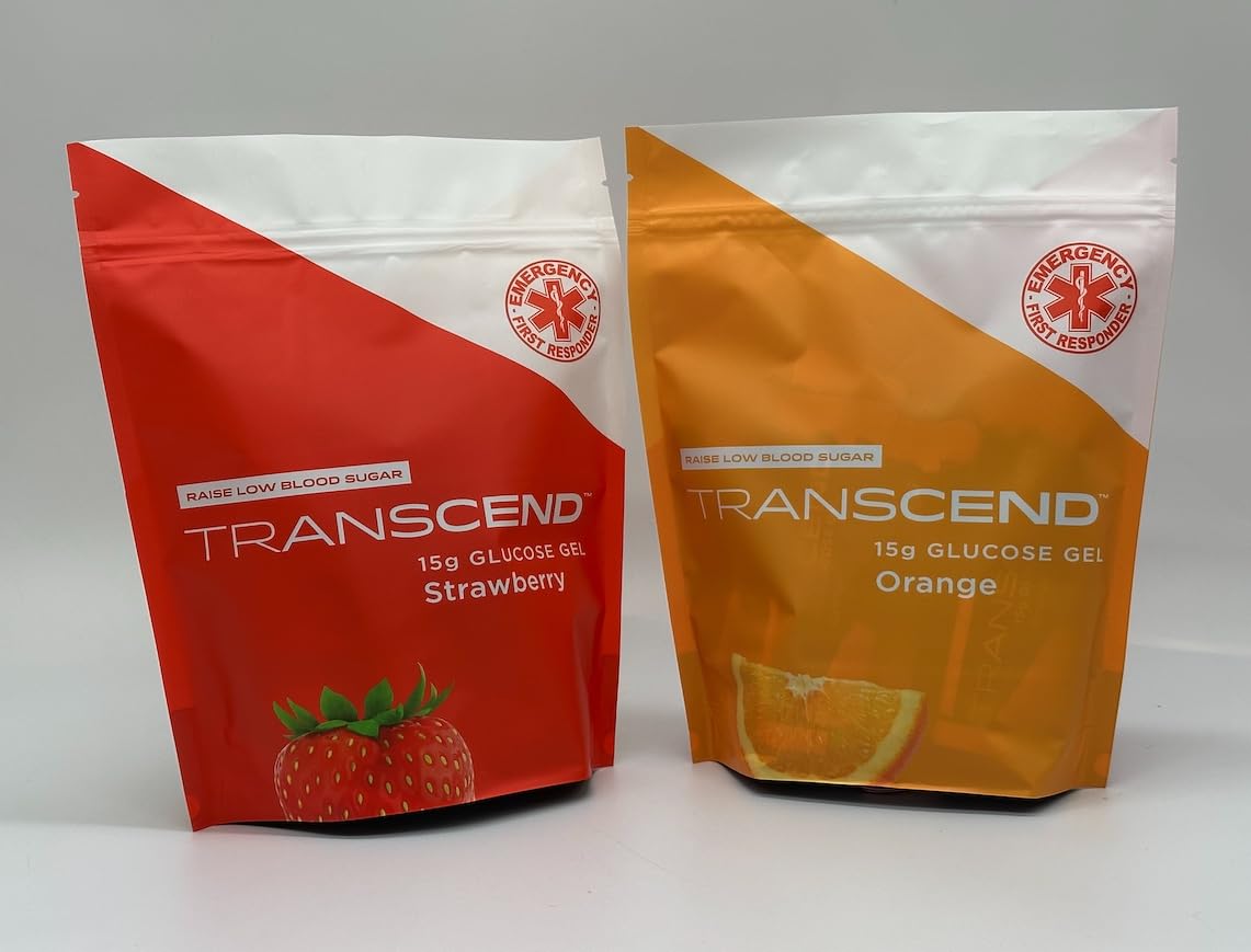 Amazon.com : Transcend 15g Glucose Gel - Orange & Strawberry